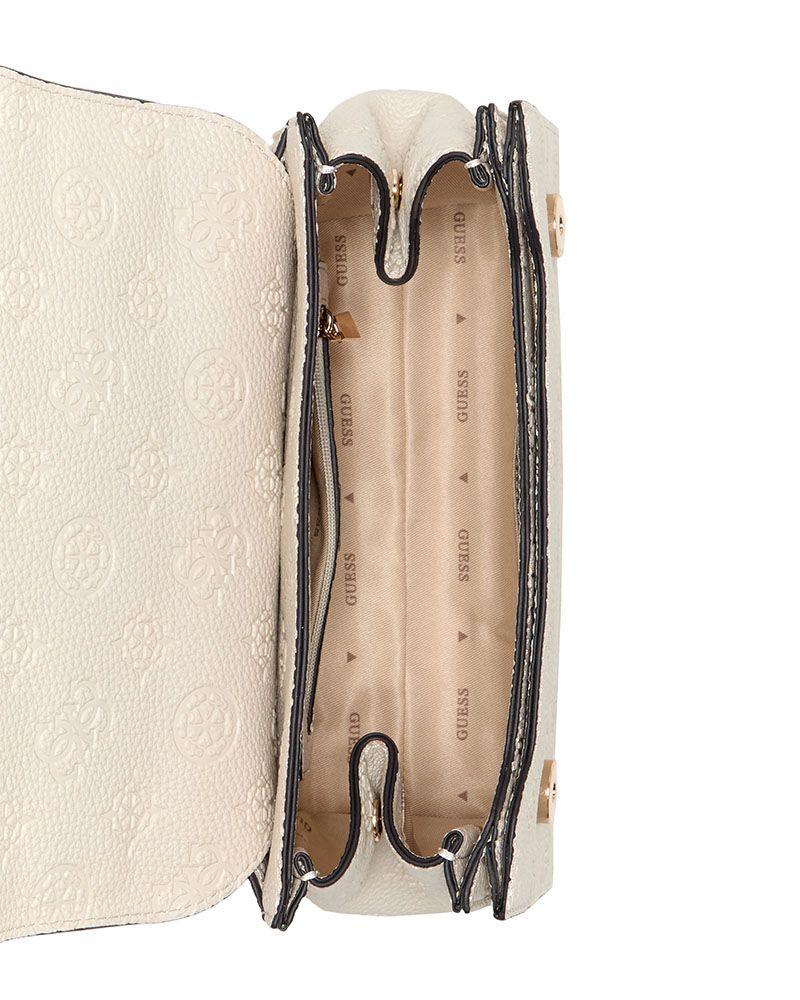 Cartera Guess Mujer Cresidia Ii Cnvrtbl Xbody Flap Blanco-3