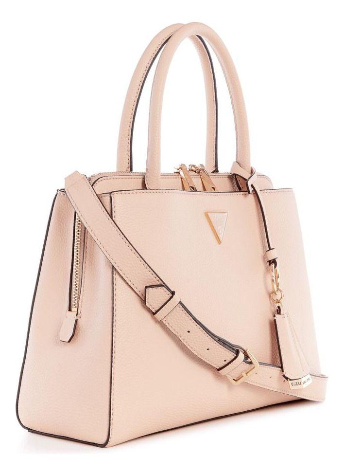 Cartera Guess Mujer Emiliya Girlfriend Satchel Rosado-1