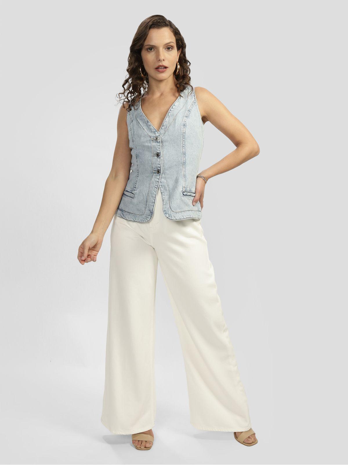 Blusa Riva Vest Denim-2