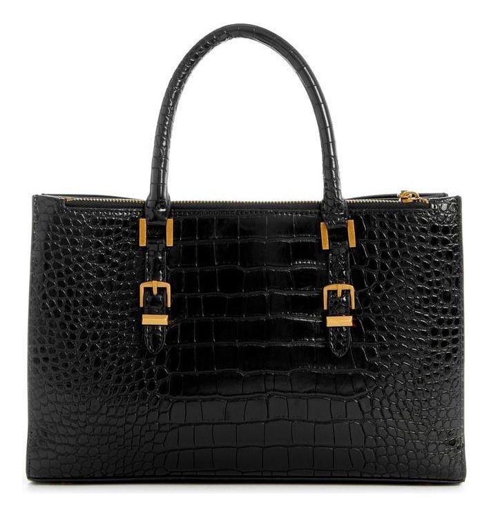 Cartera Guess Mujer Didi Society Satchel Negro-2