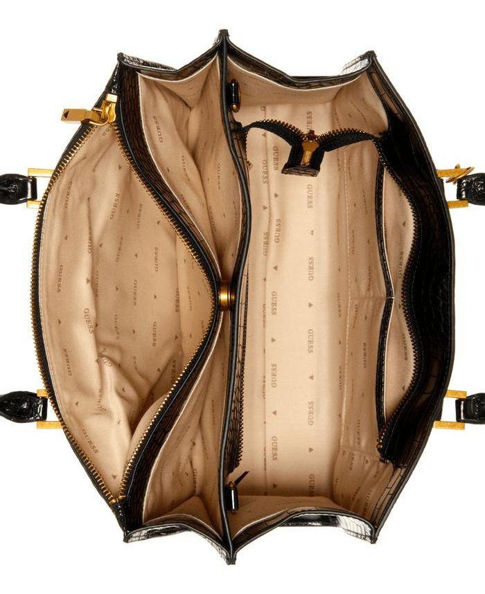 Cartera Guess Mujer Didi Society Satchel Negro-3