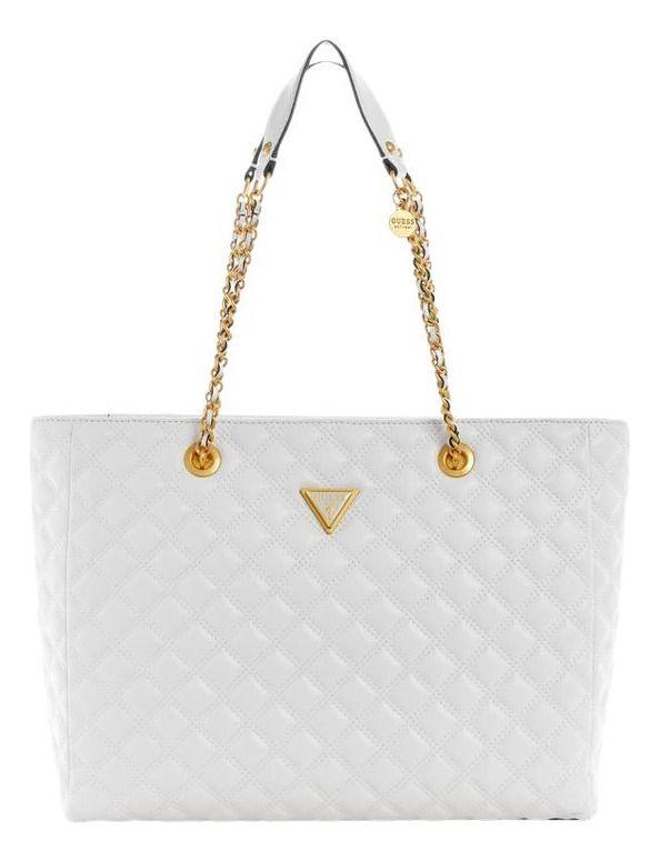 Cartera Guess Mujer Giully Tote Blanco-0