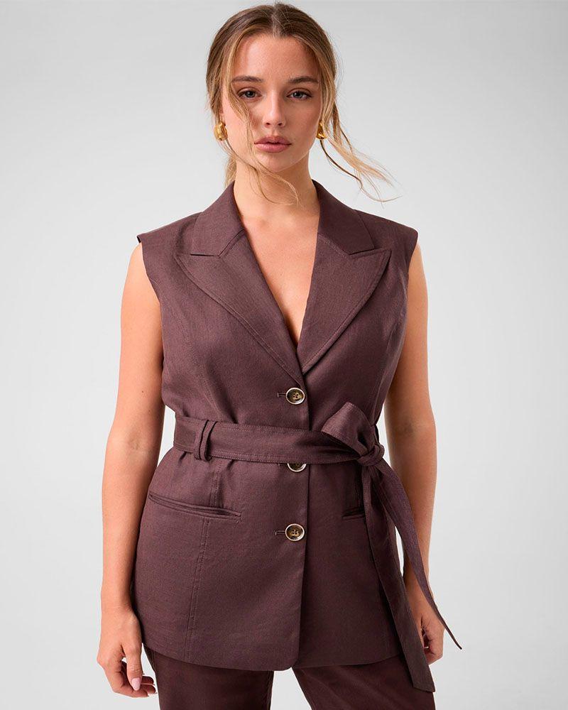 Chaqueta Sl Carla Blazer Marron-0