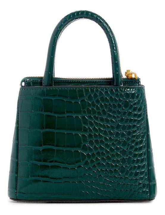 Mini Cartera Guess Mujer James Mini Satchel Verde-2