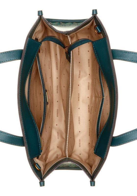 Cartera Guess Mujer Silvana 2 Compartment Tote Verde-3