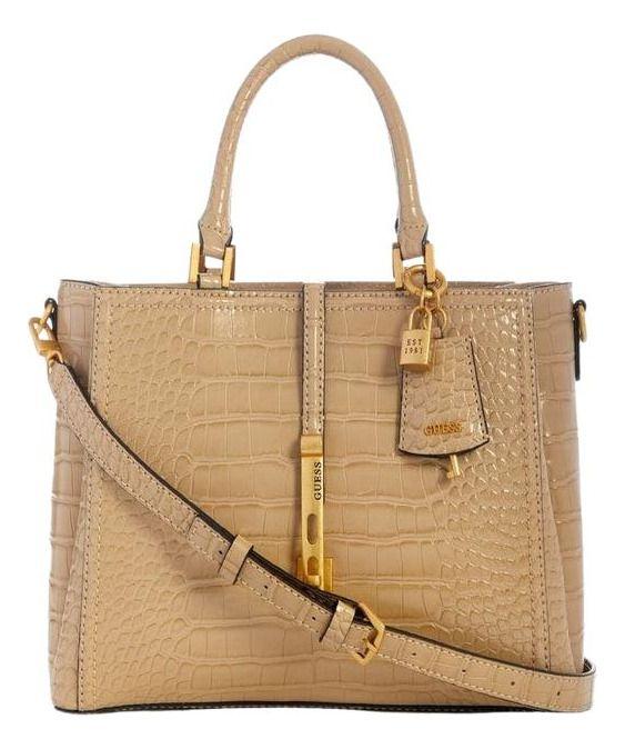 Cartera Guess Mujer James Girlfriend Satchel Beige-0
