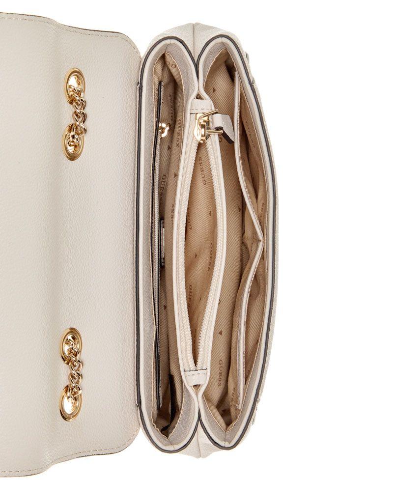 Cartera Silvye Convertible Xbody Flap Beige-3