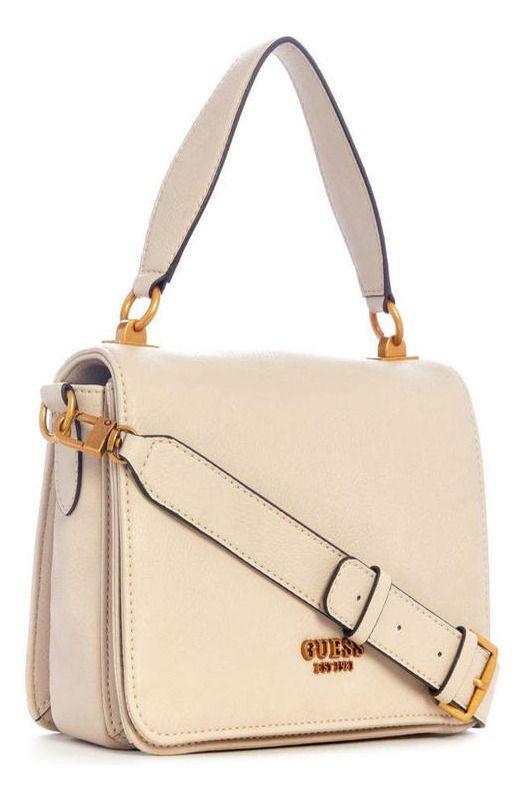Cartera Guess Mujer Arja Top Handle Flap Crema-1