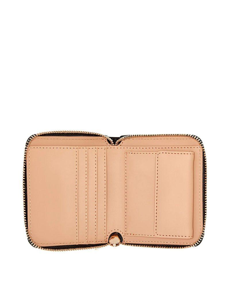 Billetera Guess Laurel Ii Slg Small Zip Around - Negro.        -2