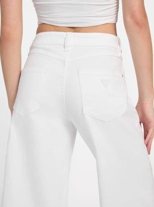 Jeans Bellflower Crop Wide Leg Blanco-4