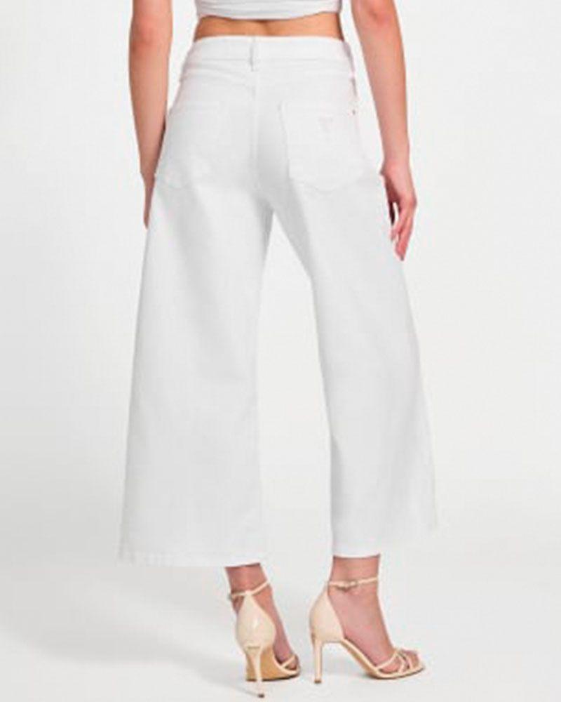 Jeans Bellflower Crop Wide Leg Blanco-1
