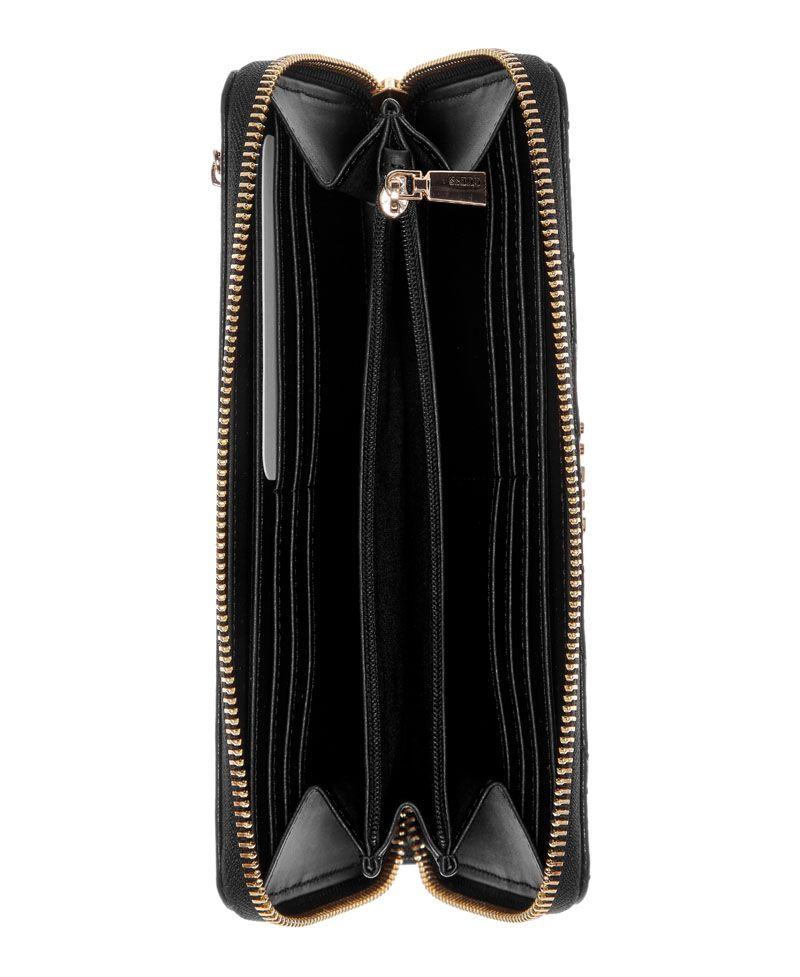 Billetera Laurel Ii Slg Large Zip Around Negro-2