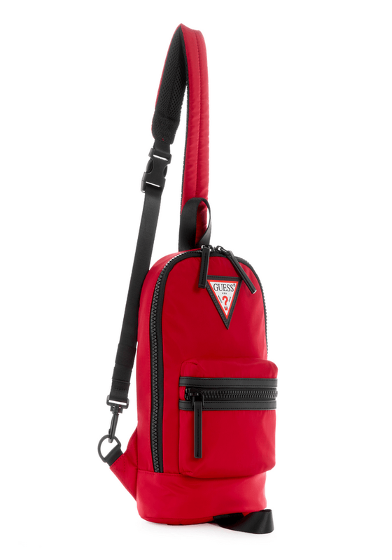 Mochila Guess Hombre Originals Sling Backpack Rojo-1