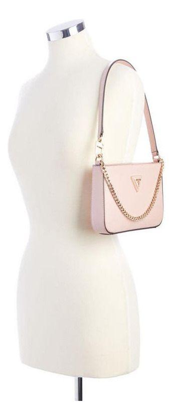 Mini Cartera Guess Mujer Brynlee Tp Zip Shouldr Bg Rosado-4