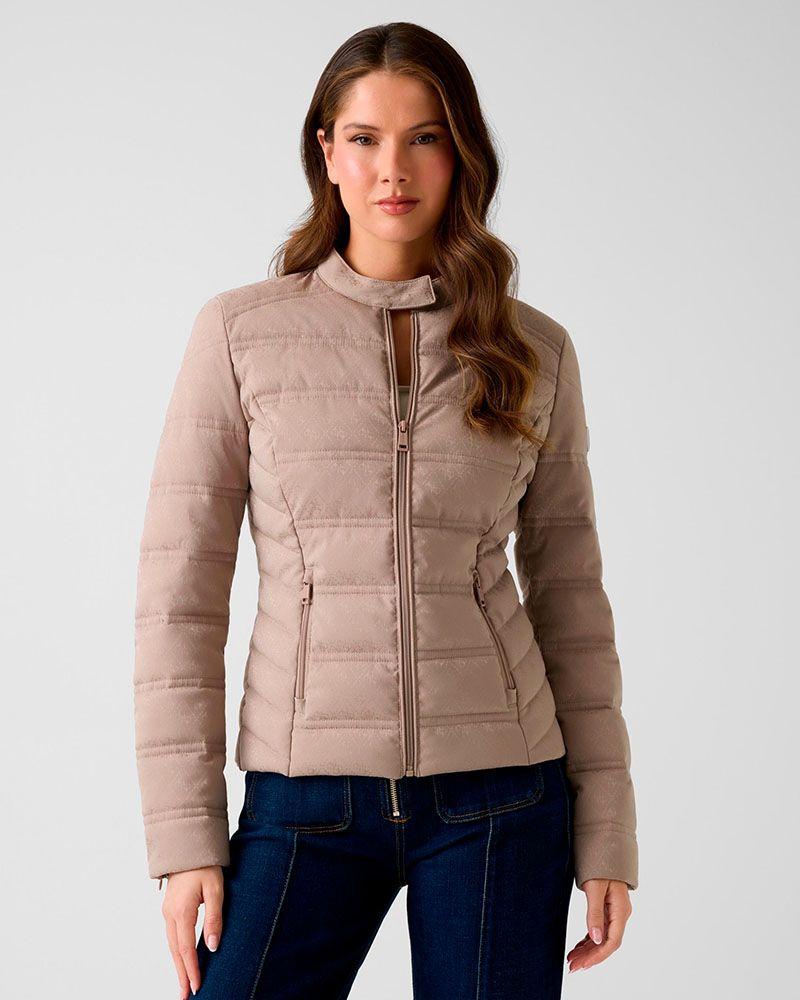 Chaqueta New Vona Logo Marrón-0
