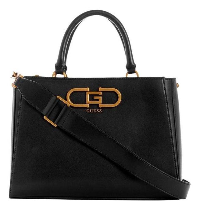 Cartera Guess Mujer Fleet Girlfriend Satchel Negro-0