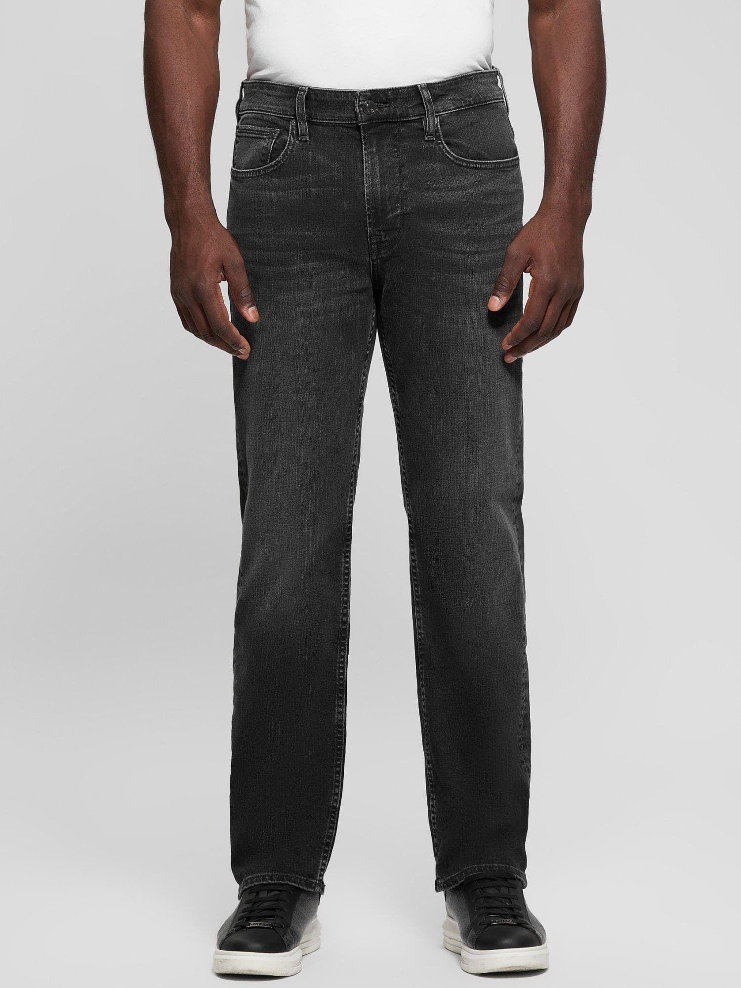 Jeans Mason Negro Hombre-0