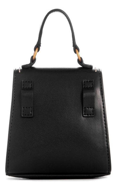 Mini Cartera Guess Mujer Stephi Micro Mini Flap Negro-2