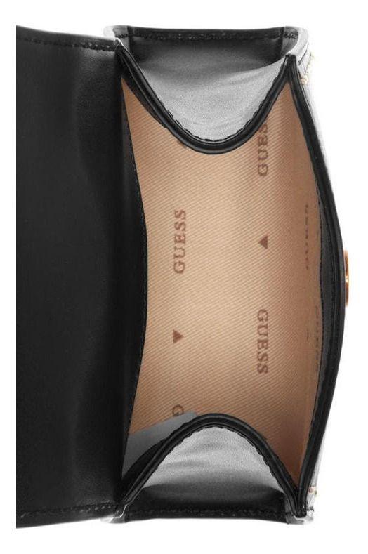 Mini Cartera Guess Mujer Stephi Micro Mini Flap Negro-3