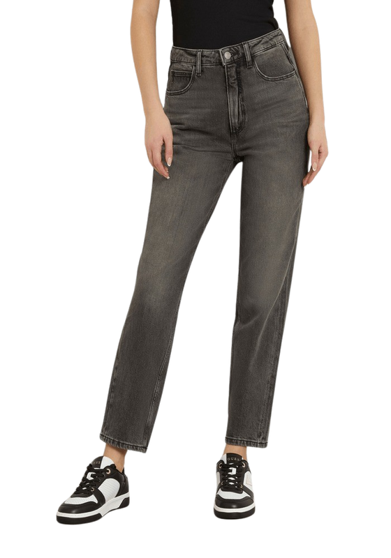 Jeans Guess Mujer Mom Jean Gris-0