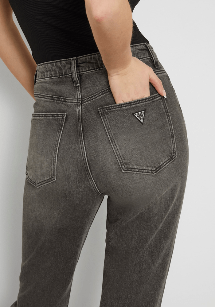 Jeans Guess Mujer Mom Jean Gris-3
