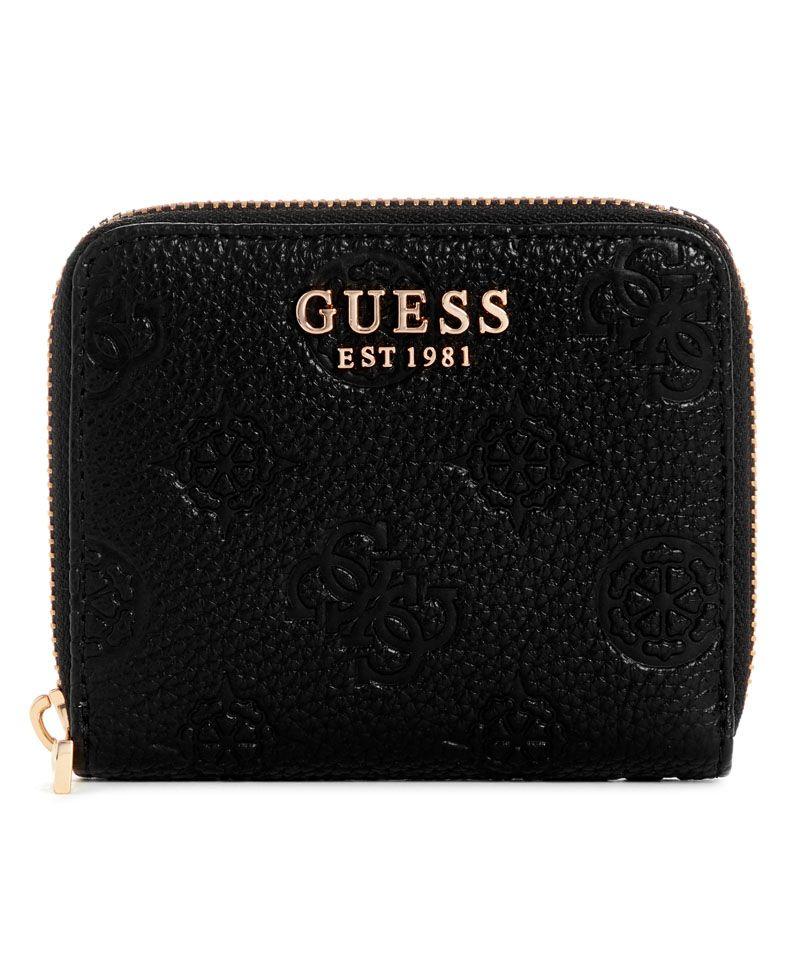 Billetera Guess Mujer Cresidia Slg Small Zip Around Negro-0