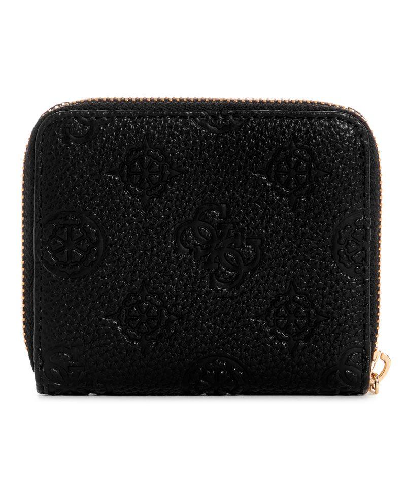 Billetera Guess Mujer Cresidia Slg Small Zip Around Negro-1