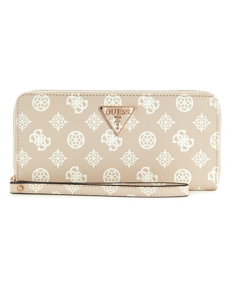 Billetera Laurel Slg Large Zip Around Beige-0