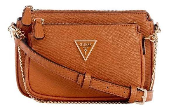 Cartera Guess Mujer Noelle Dbl Pouch Crossbody - Café-0