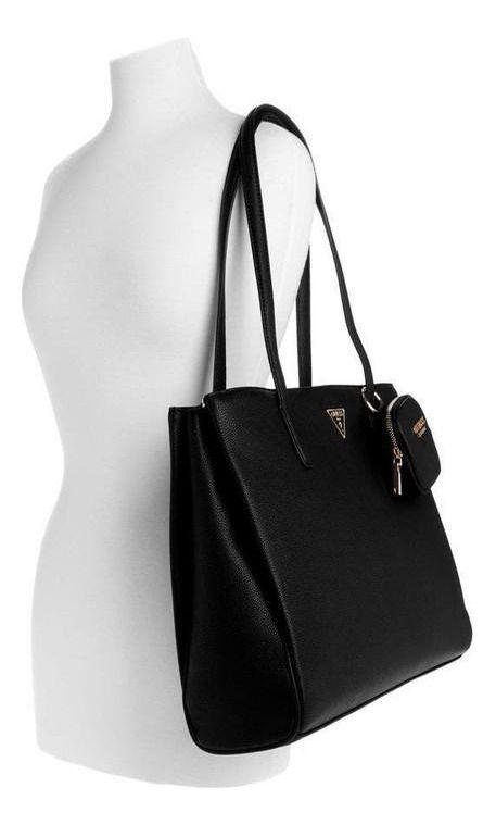 Cartera Guess Mujer Power Play Tech Tote Negro.-4