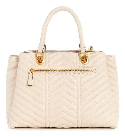 Cartera Guess Mujer Lovide Girlfriend Satchel Crema-2