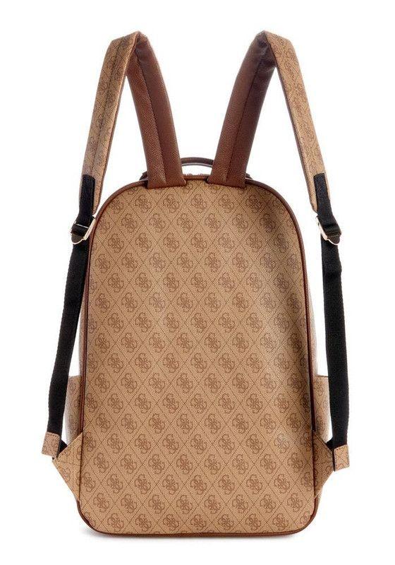 Mochila Guess Mujer Power Play Tech Backpack Café-2