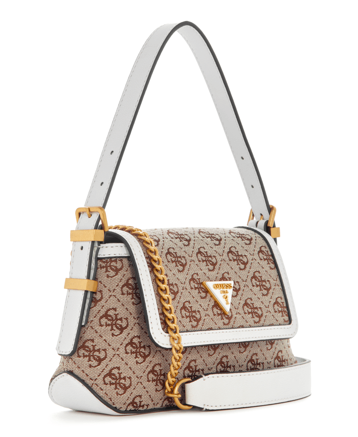 Mini Cartera Guess Mujer Desideria Mini Flap Shldr Bg Café-1