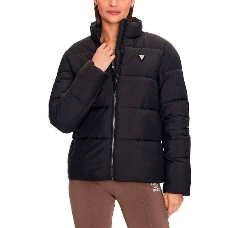 Chaqueta Guess Mujer New Claudia Light Puffer Jacket Negro-0