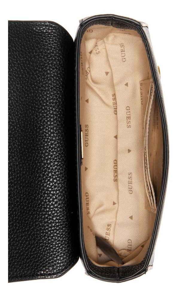 Mini Cartera Guess Mujer Didi Mini Crossbody Flap Negro-3
