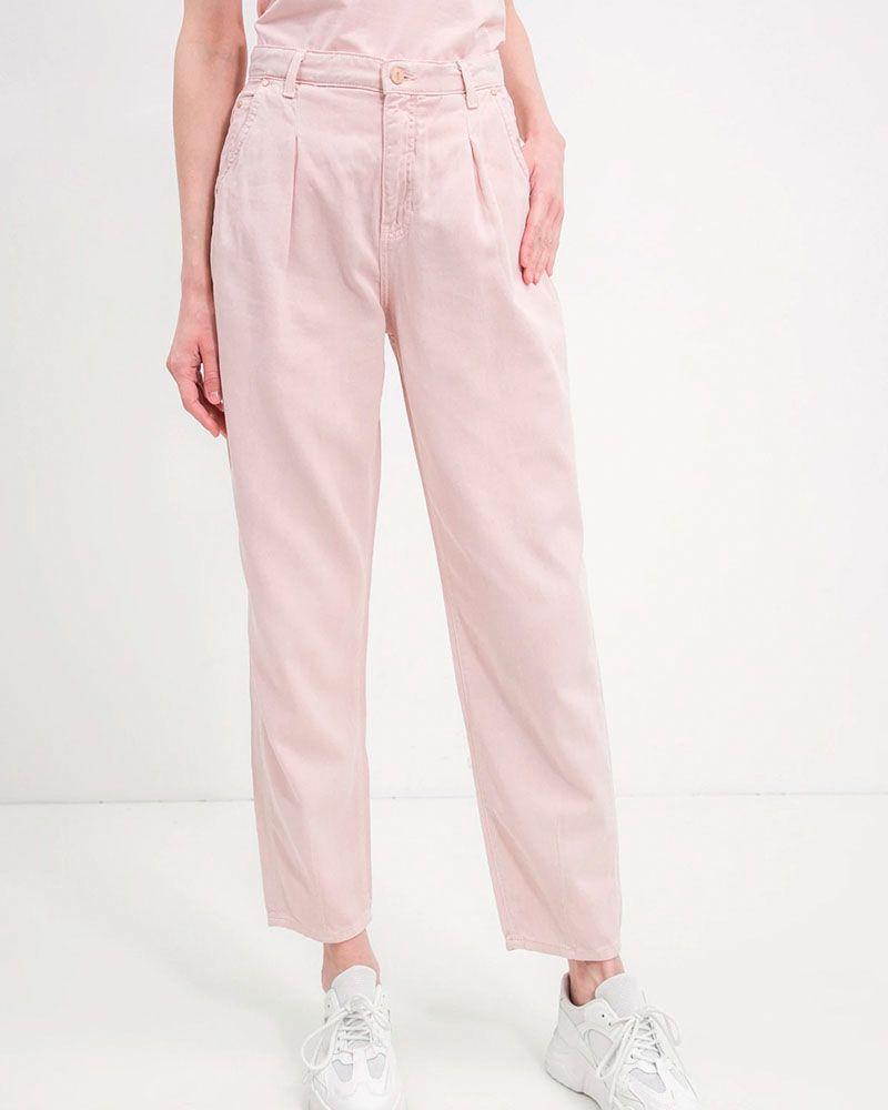 Pantalon Guess Mujer Andrea Barrel Rosado-0