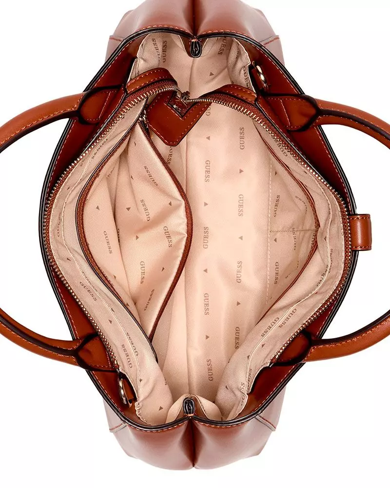 Cartera Carrie Girlfriend Satchel Café-3