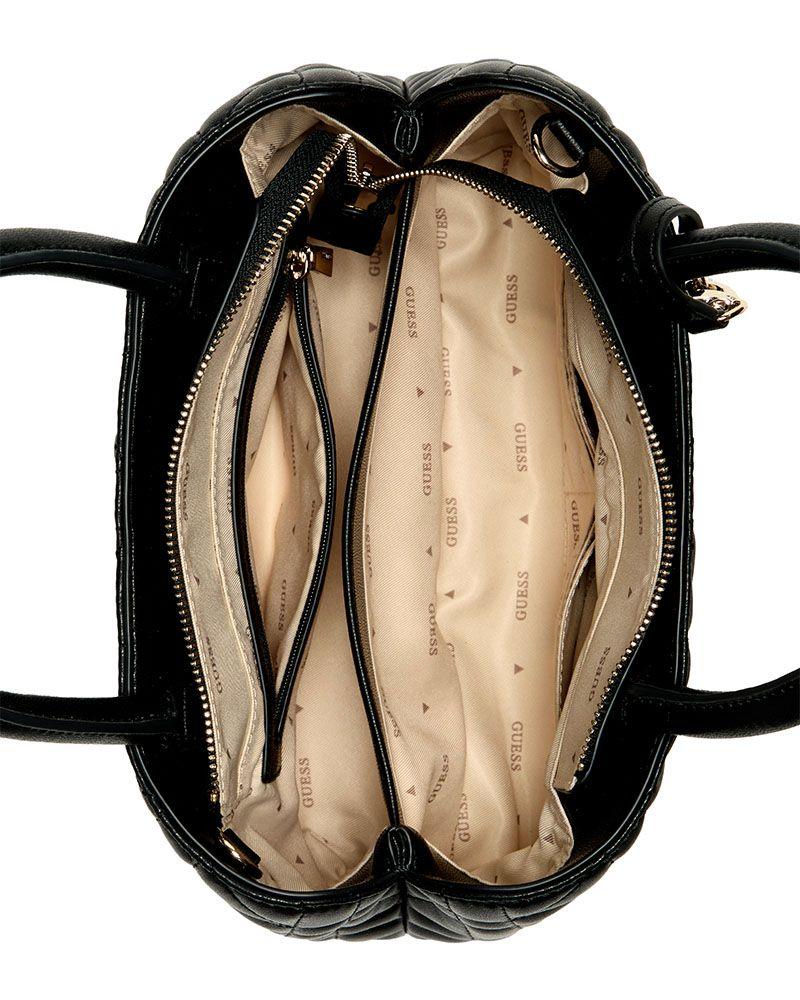 Cartera Guess Mujer Edita Elite Satchel Negro-3