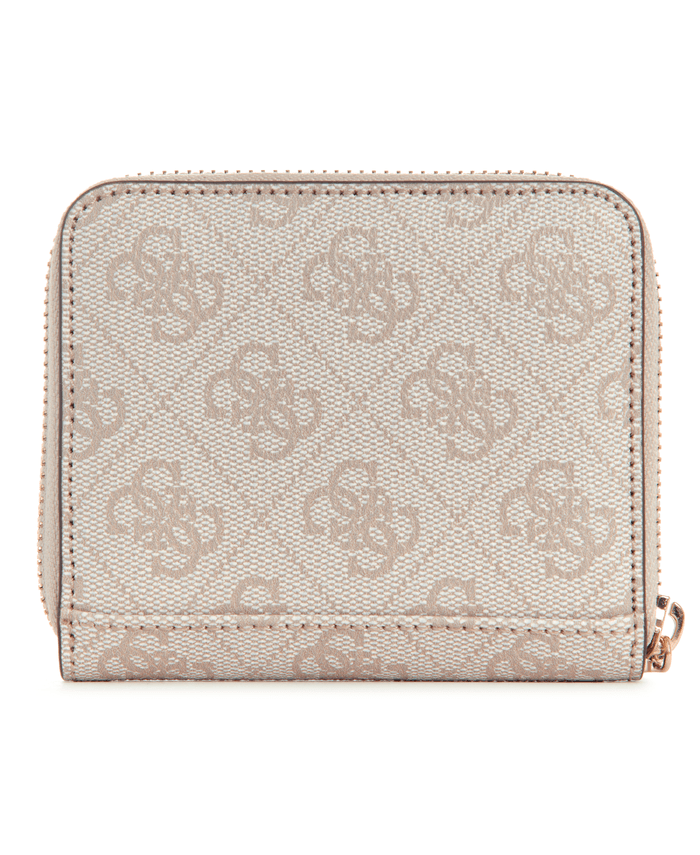 Billetera Guess Mujer Laurel Slg Smll Zip Around Blanco-1