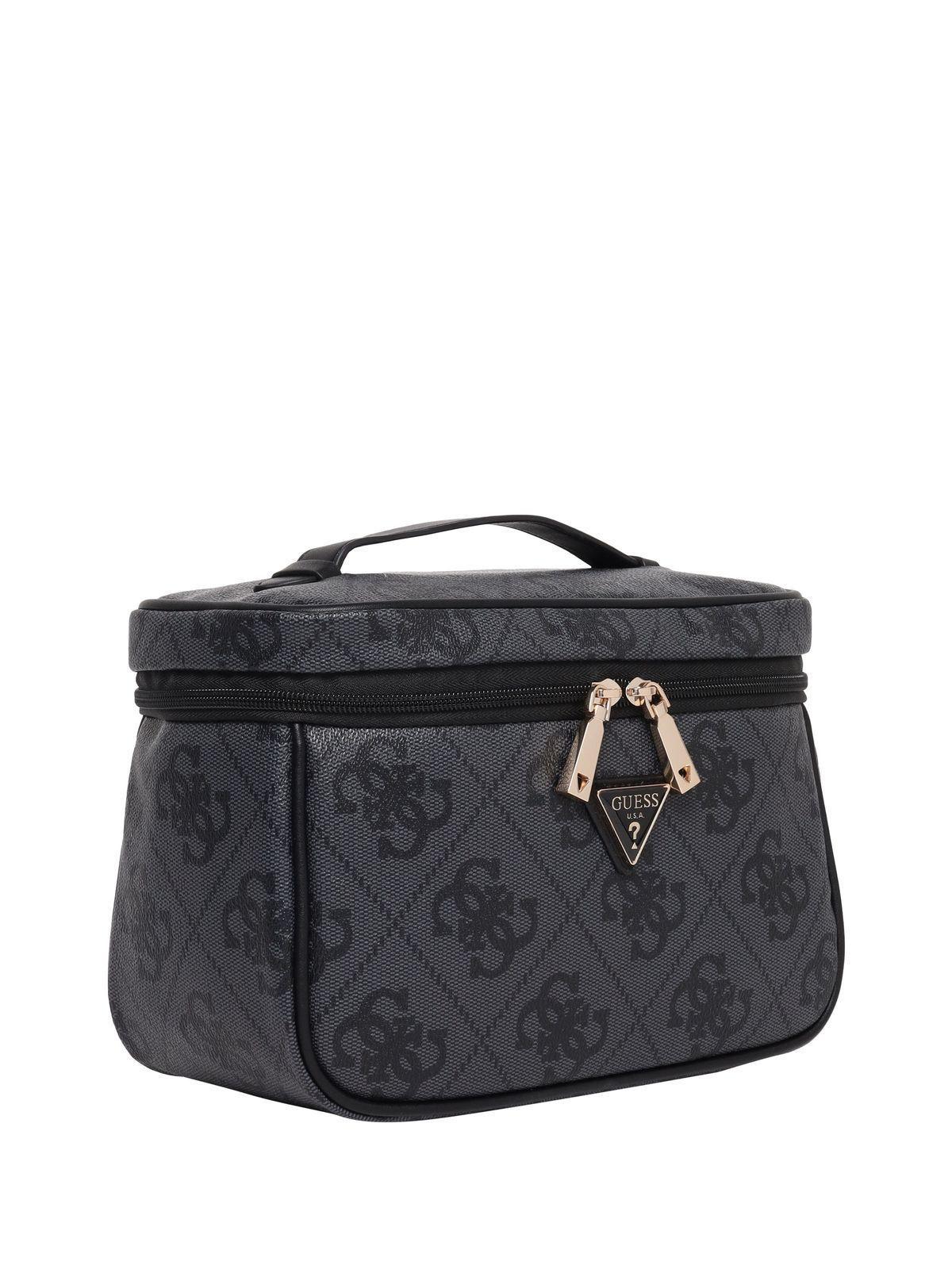 Neceser Berta Toiletry Train Case Gris Oscuro-1