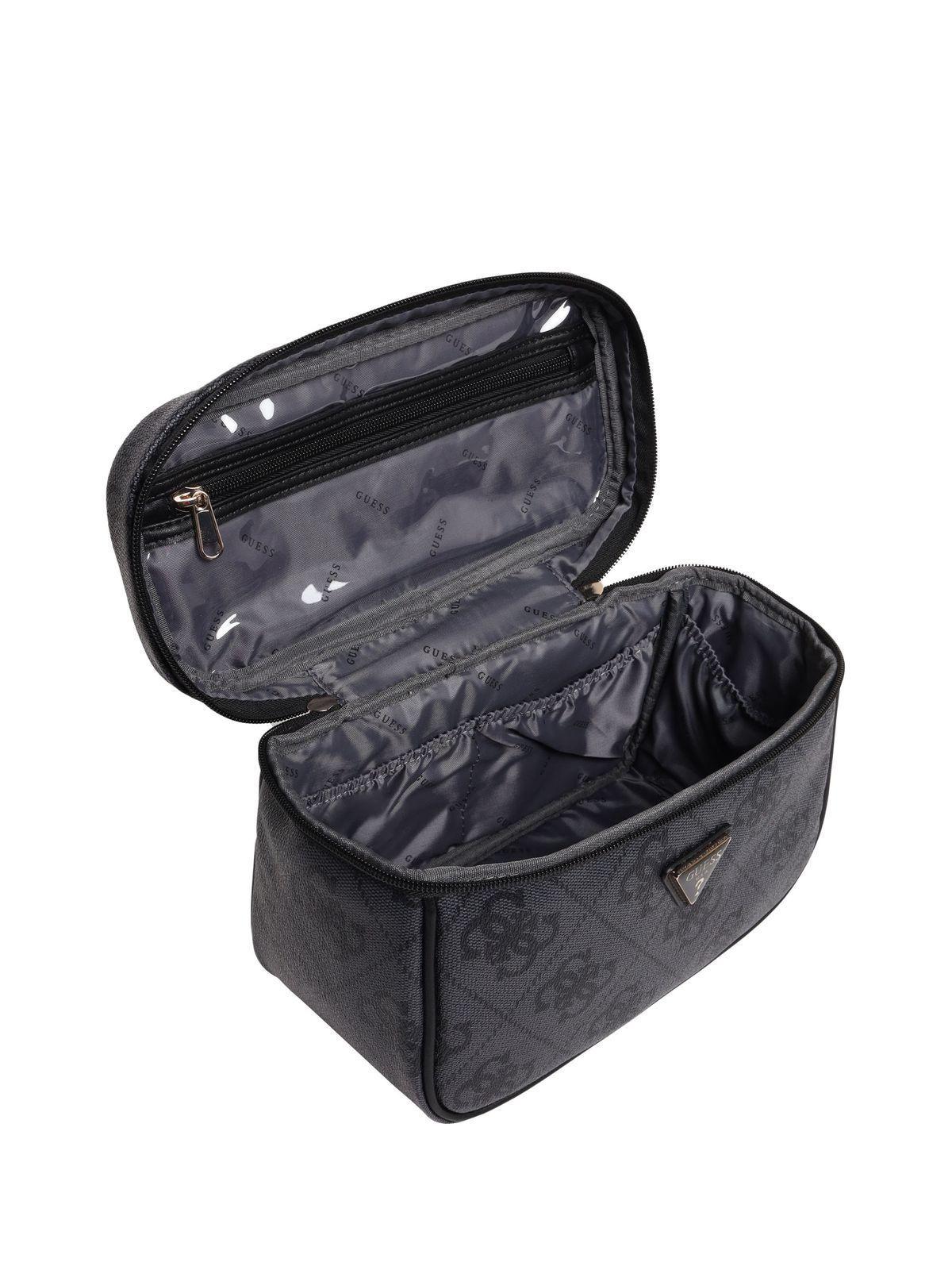 Neceser Berta Toiletry Train Case Gris Oscuro-3