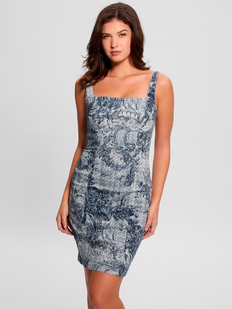 Vestido Guess Mujer Rexa Dress Multicolor-4