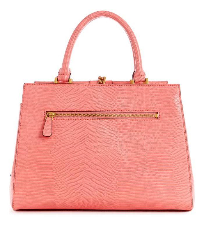 Cartera Guess Mujer Tiberia Society Satchel Rosado-2