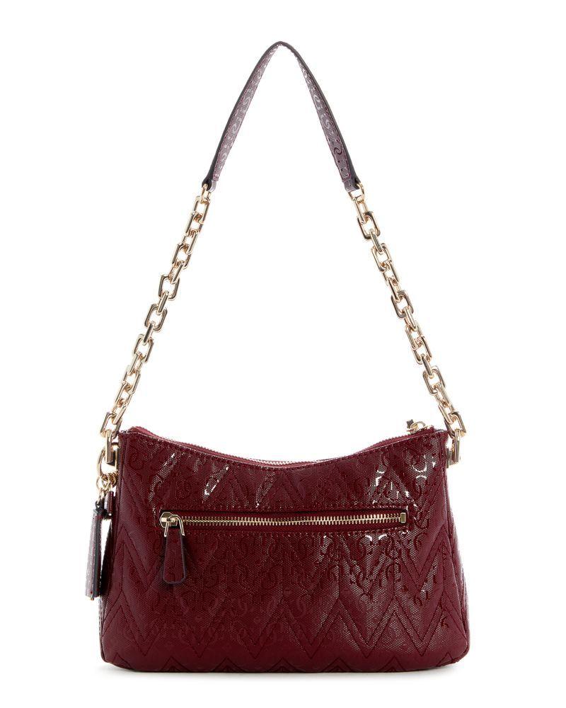 Cartera Guess Mujer Adelard Top Zip Shoulder Bag Rojo-2