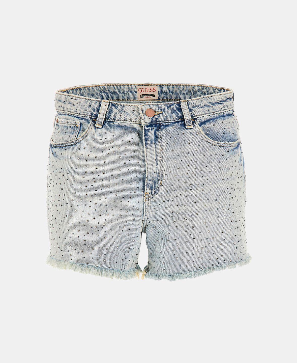 Short Relaxed Midi Short Denim-5