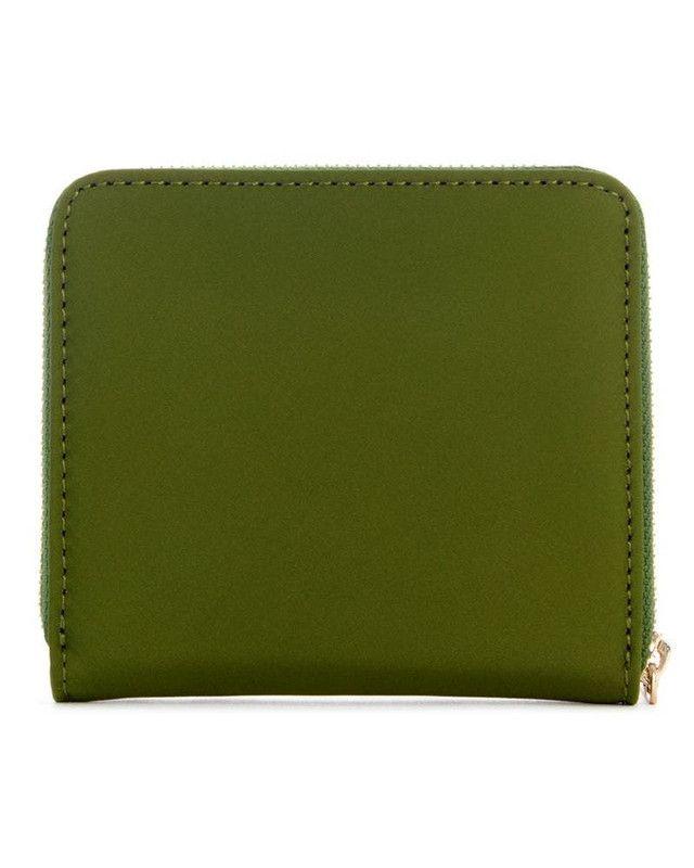 Billetera Guess Mujer Eco Gemma Slg Small Zip Around - Verde-1