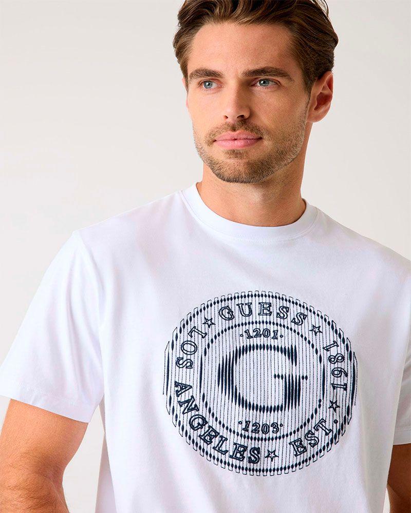 Polera Cn Ss Big G Logo Tee Blanco Hombre-2