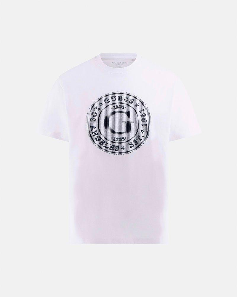 Polera Cn Ss Big G Logo Tee Blanco Hombre-4