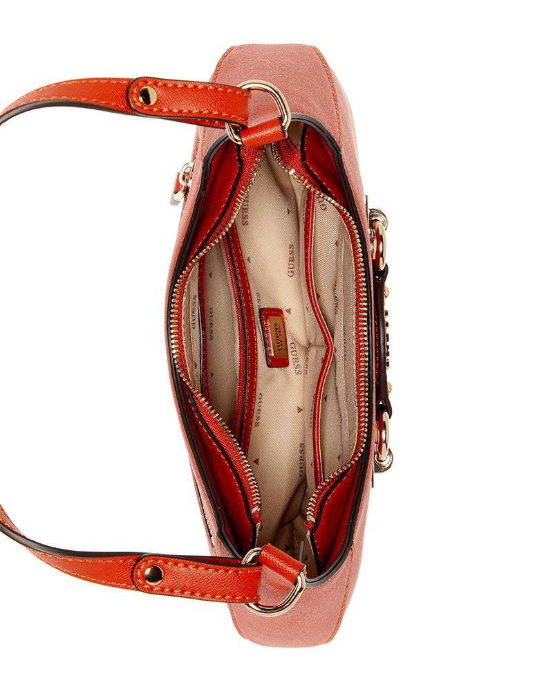 Cartera Mimina Top Zip Shoulder Bag Naranja-3