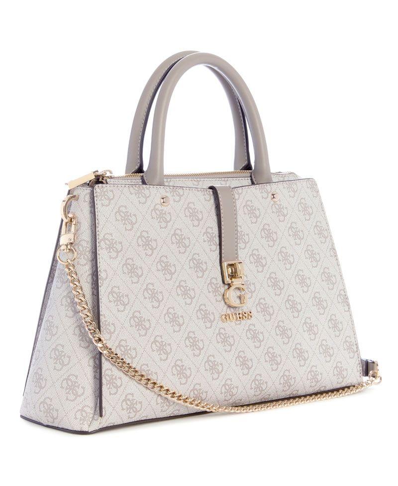 Cartera Zamira Luxury Satchel Blanco-1